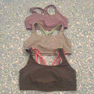 lululemon energy bra bundle